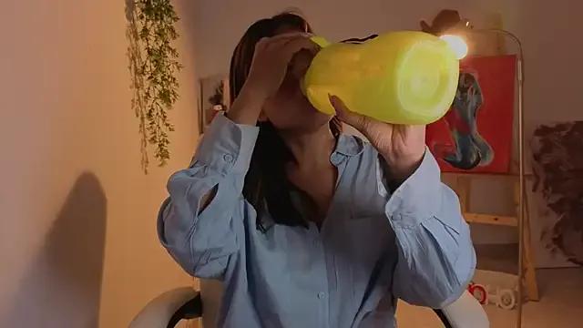 _Sophia_111 — oil on my breasts 